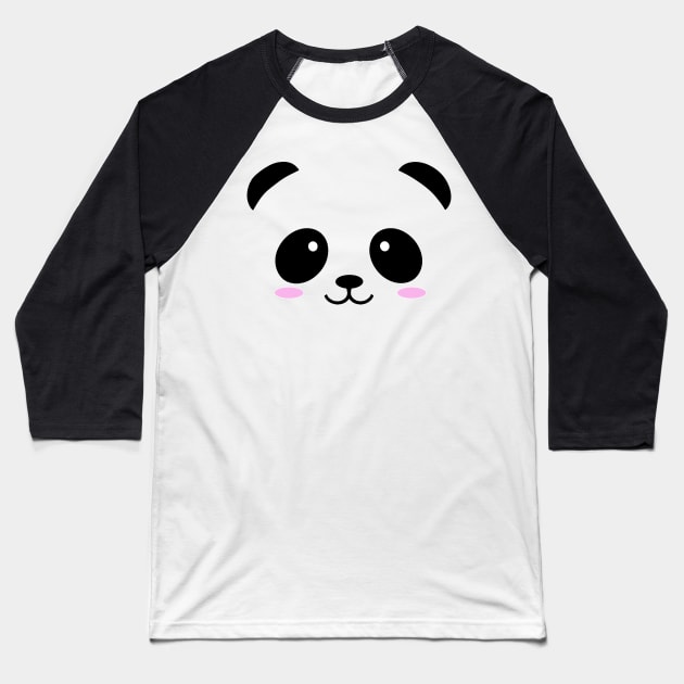 Panda Baseball T-Shirt by MinimalistTShirts